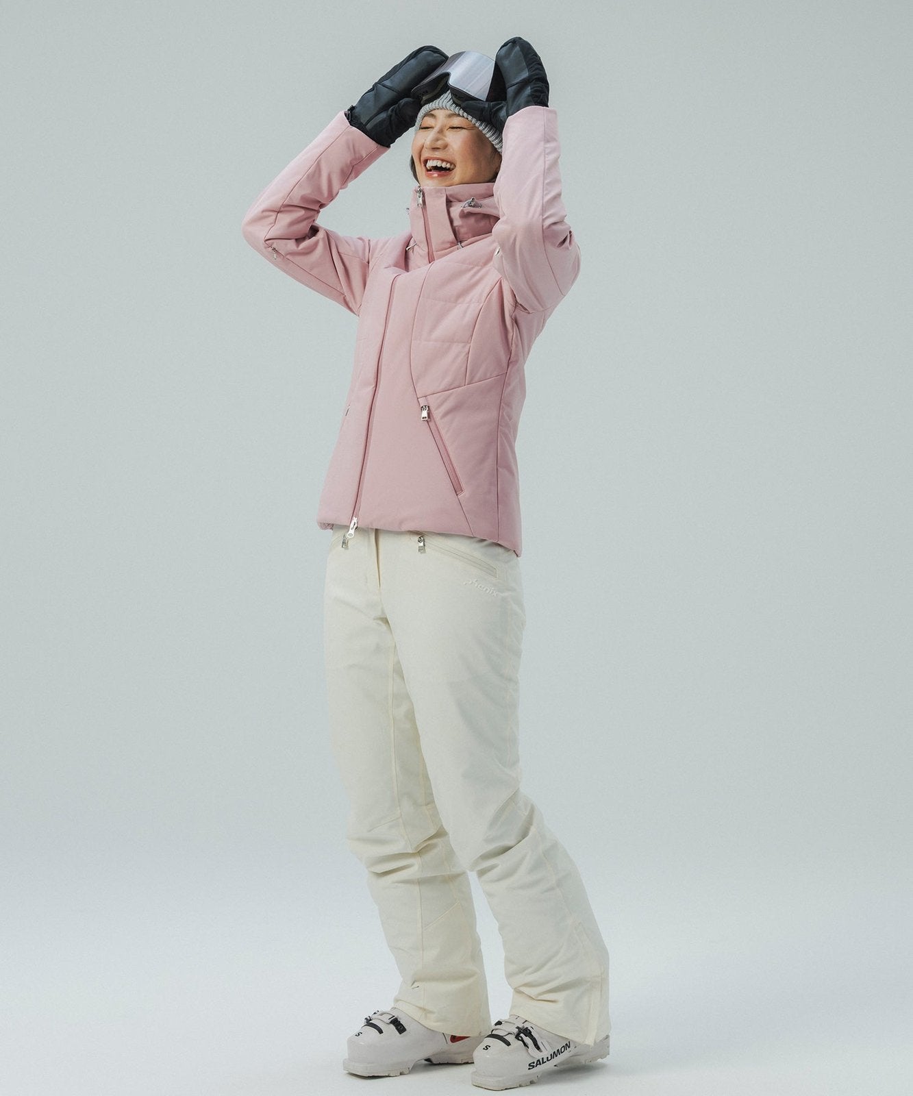 Womens Soft Frame Jacket Light Pink - Image 5