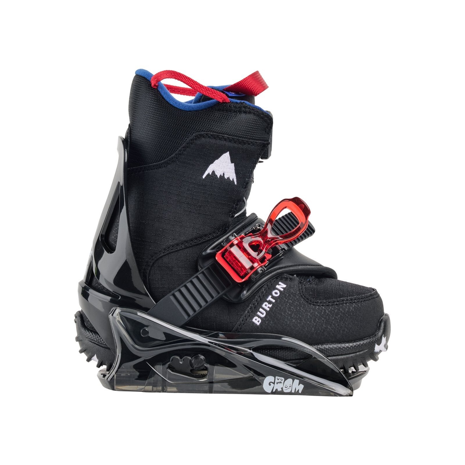 Kids Grom Disc Snowboard Bindings Black - Image 5