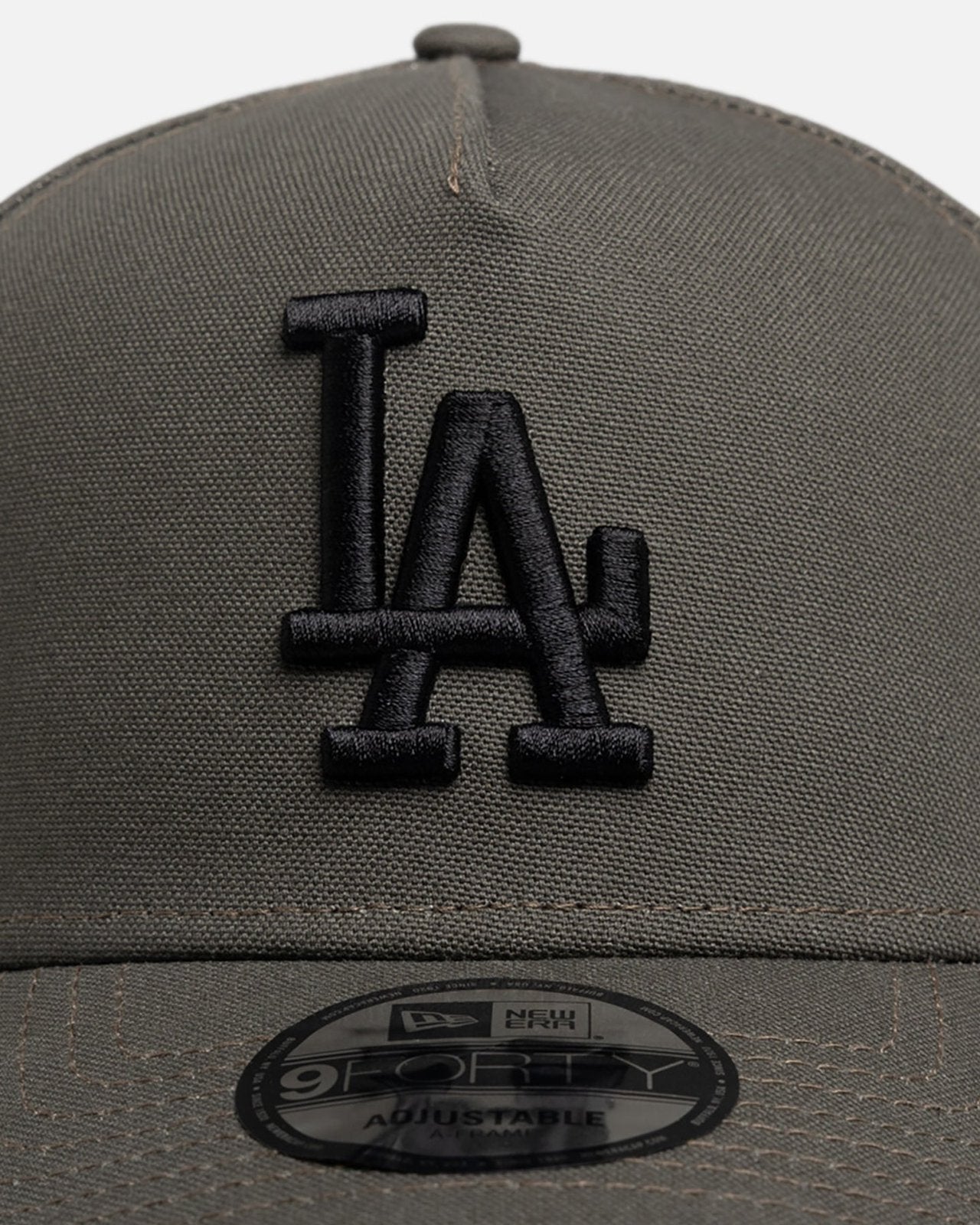 Los Angeles Dodgers 9FORTY A-Frame Snapback - Moss Canvas - Image 5