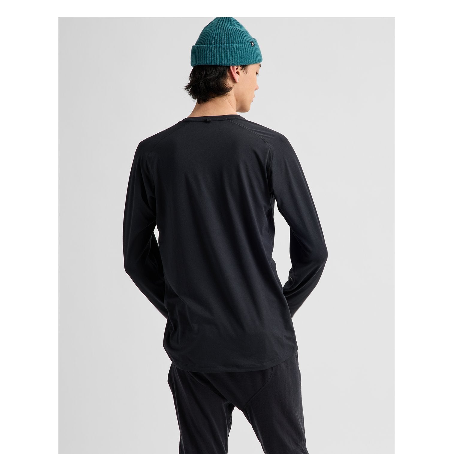 Mens Synthetic Midweight Base Layer Crew Gray Cloud/Gotham Gray/Mineral Blue - Image 5