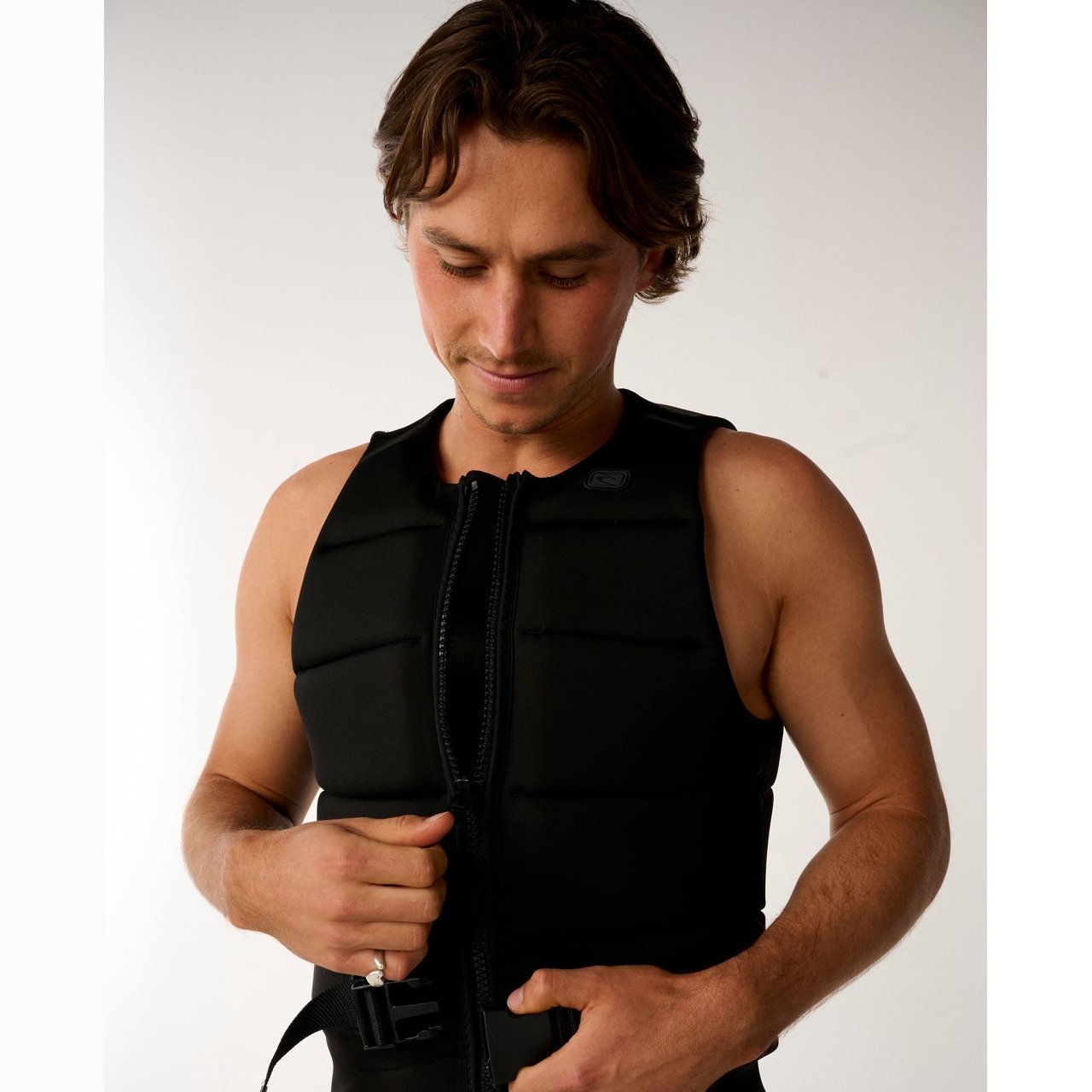 Dawn Patrol Buoy Vest Mens Life Jacket Black / Grey - Image 6