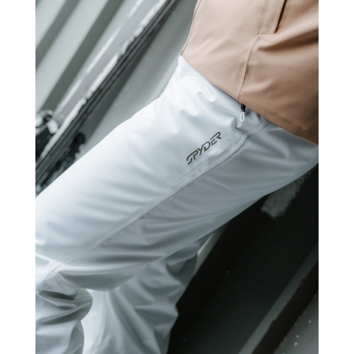 Womens Winner Regular Leg Pants White - Image 6