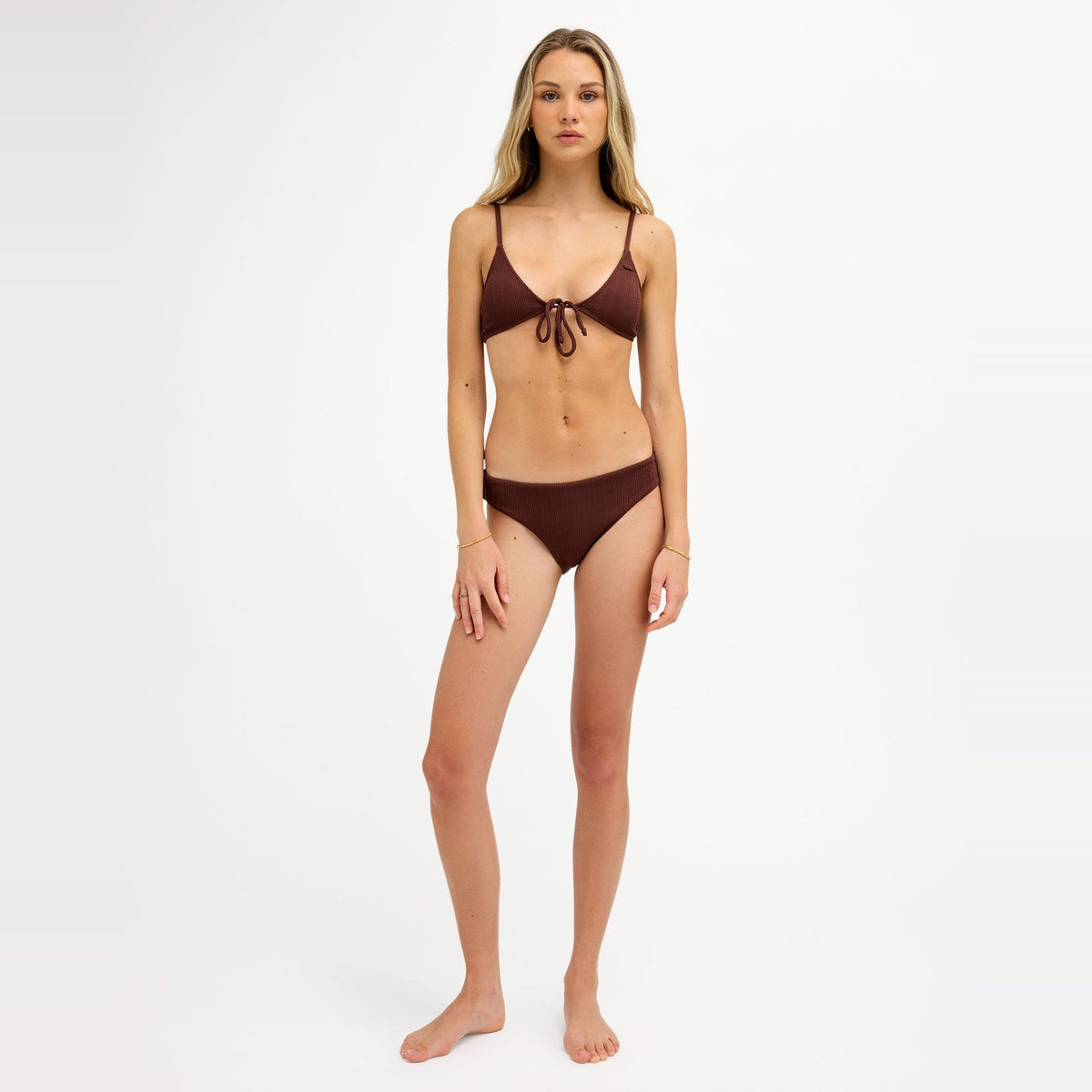 Womens Love Triangle Bikini Top Java - Image 6