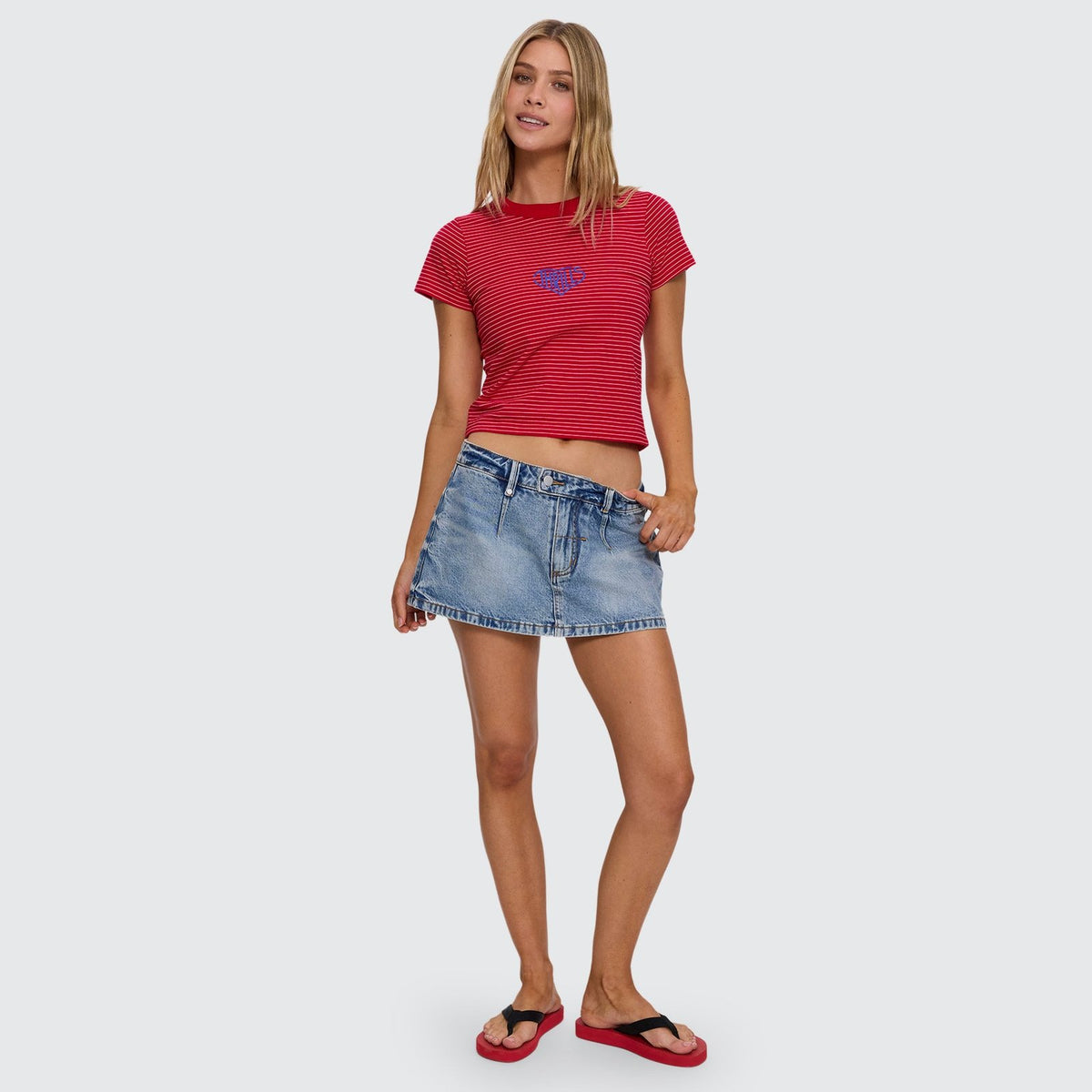 Brady Low Rise Skort Clam Bake Blue - Image 6