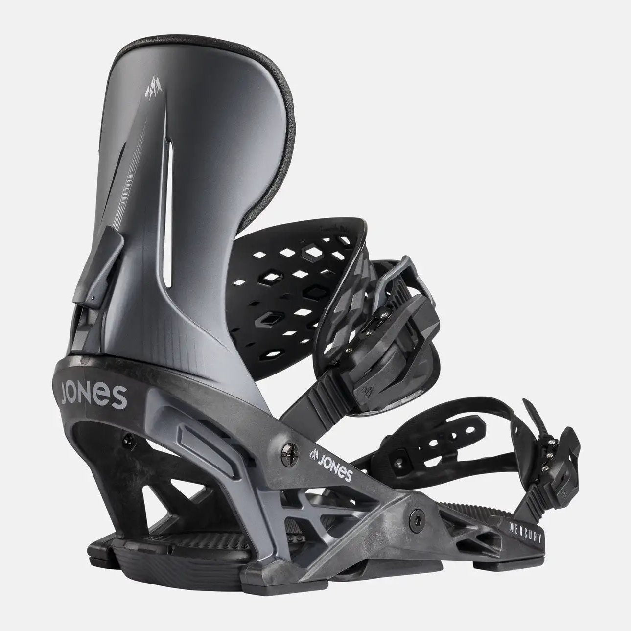 Mens Mercury Snowboard Bindings Storm Gray - Image 6