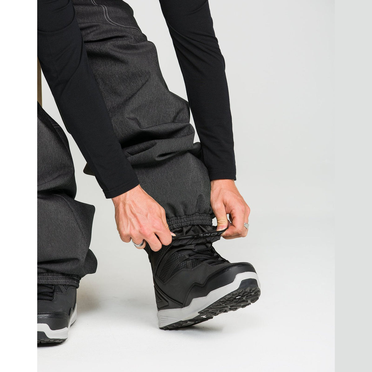 Mens Lapper Pants Black - Image 6