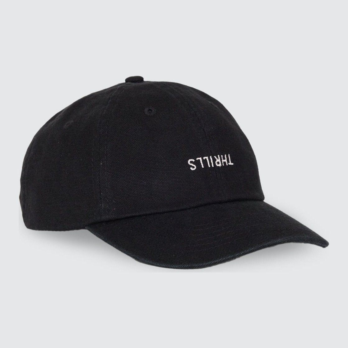 Minimal 6 Panel Cap Washed Black - Image 6
