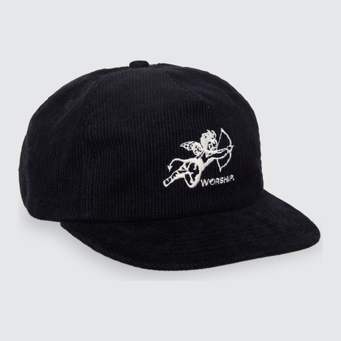 Cherub Cord Hat Black - Image 6