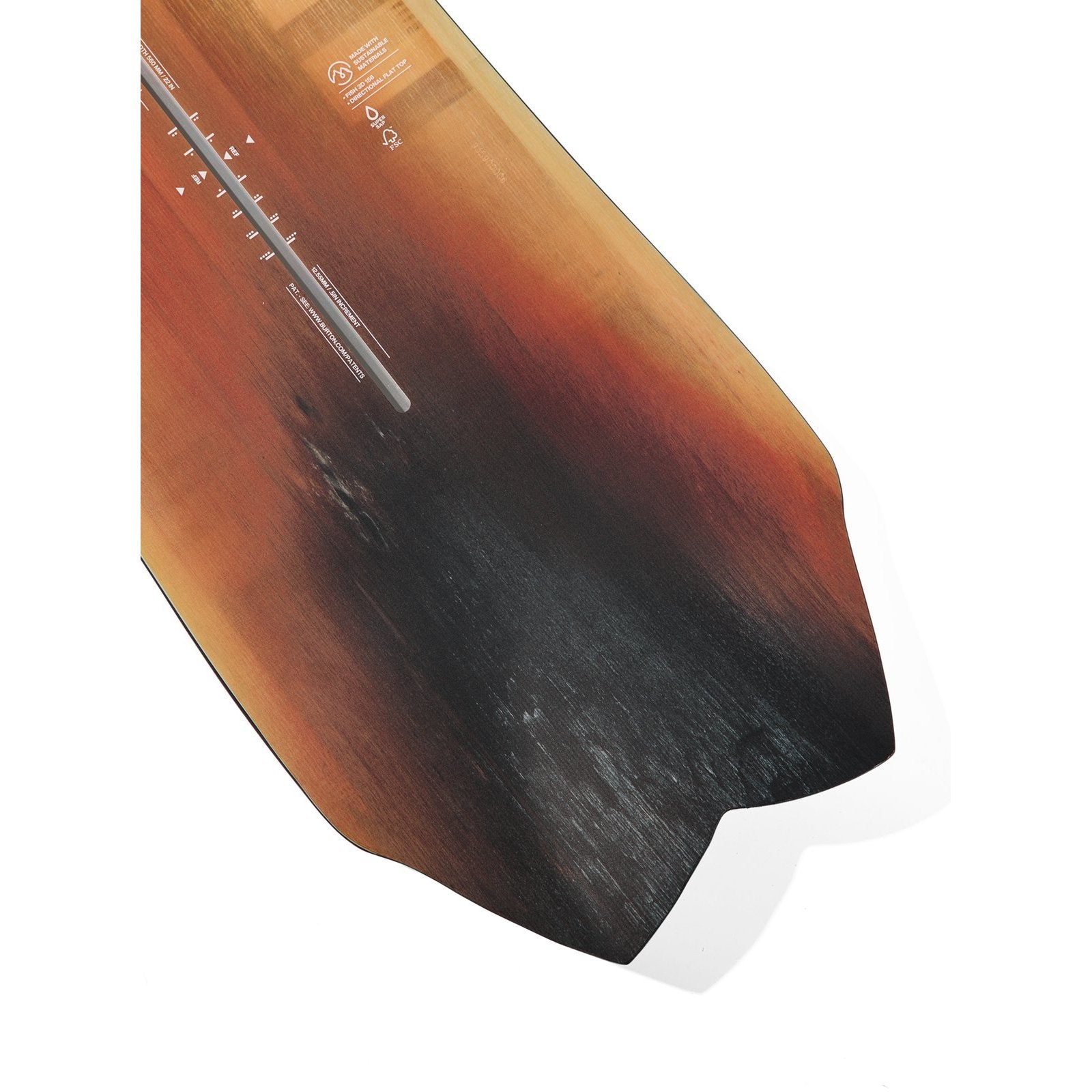 3D Fish Directional Flat Top Snowboard Graphic - Image 6