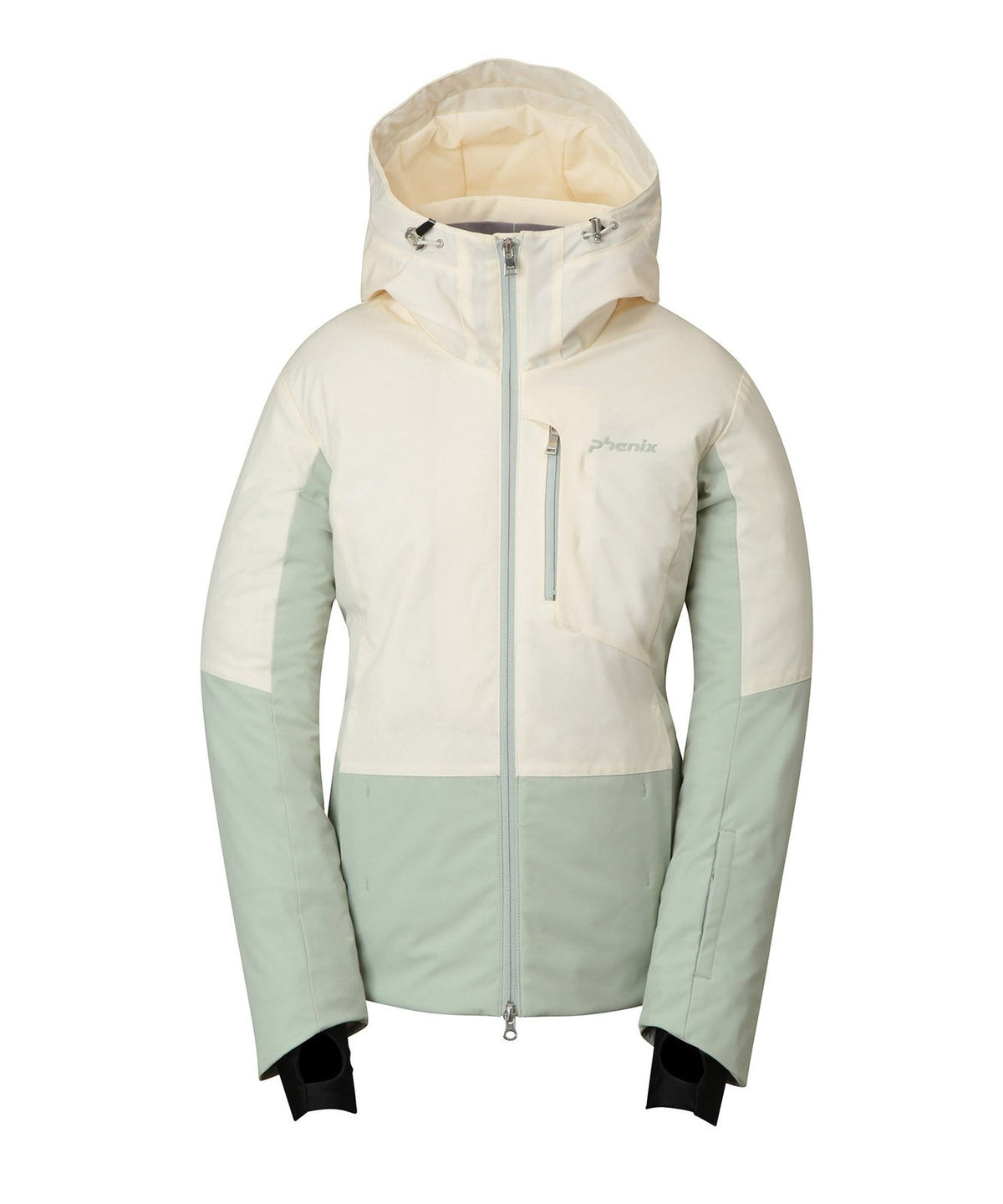 Womens Mist Layer Jacket Off White - Image 6