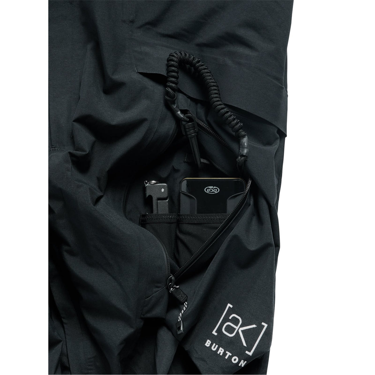 Mens [Ak] Cyclic Gore-Tex 2L Bib Pants True Black - Image 6