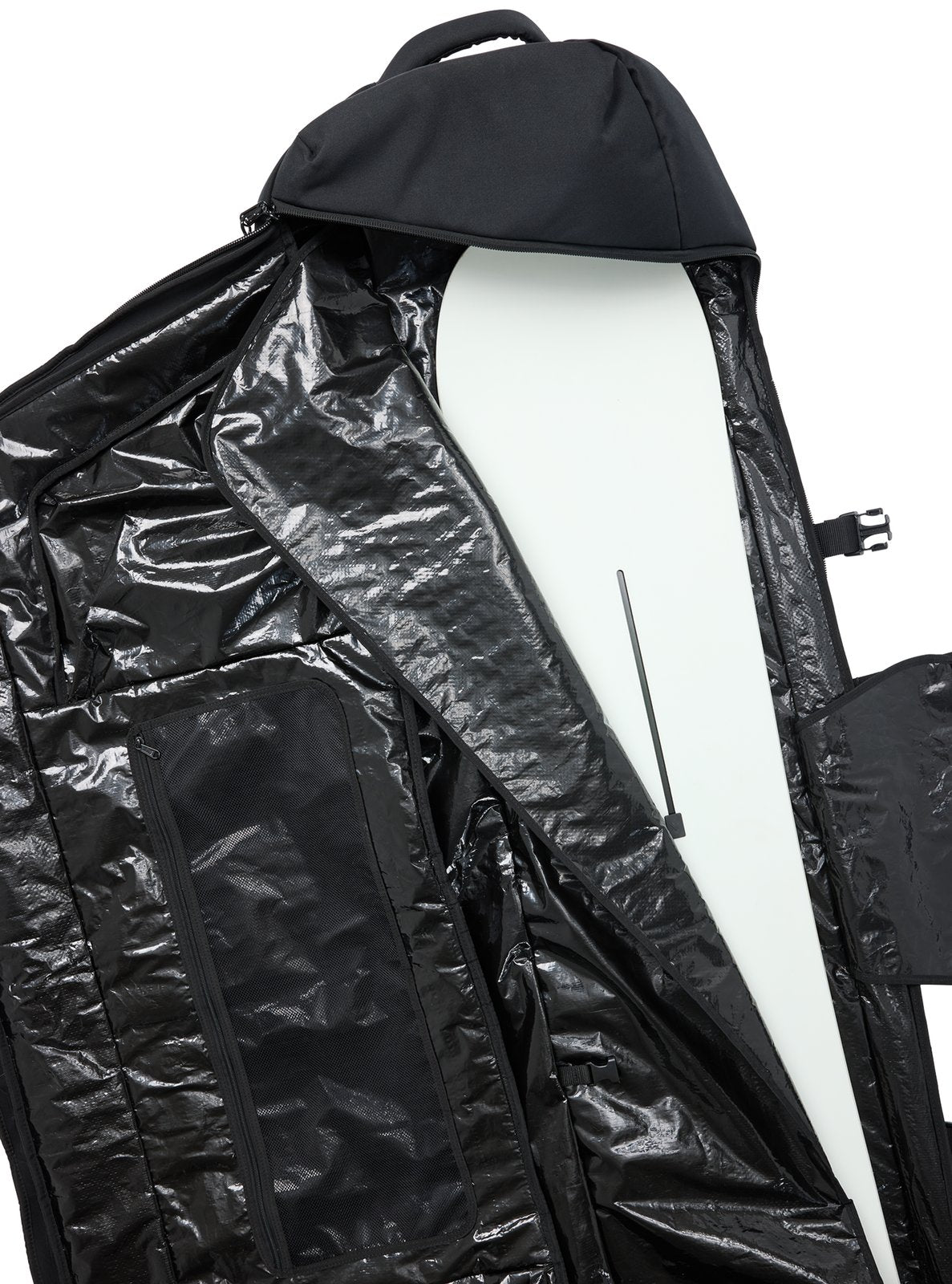Wheelie Flight Attendant Snowboard Bag True Black - Image 6
