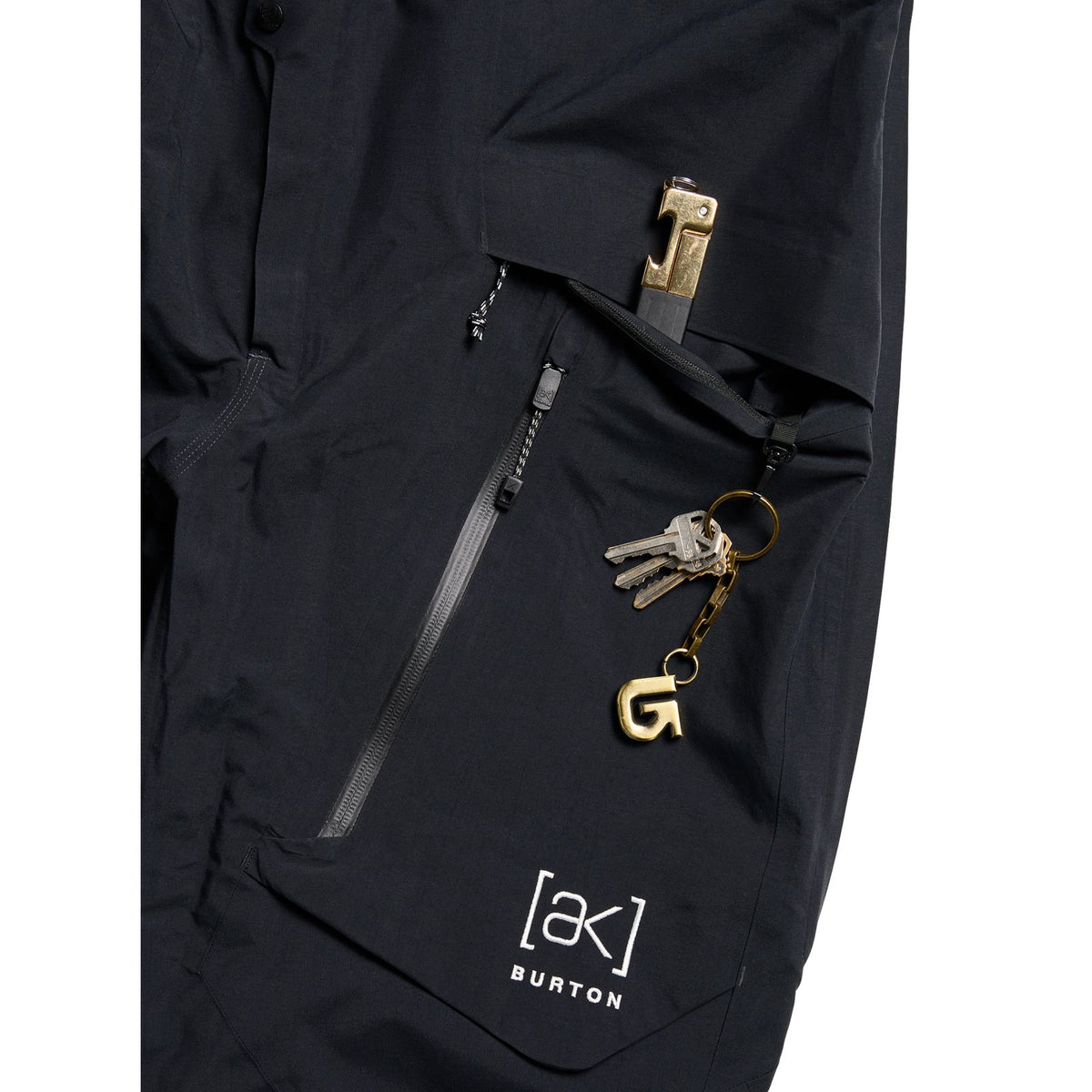 Womens [Ak] Cyclic Gore-Tex 2L Bib Pants True Black - Image 6
