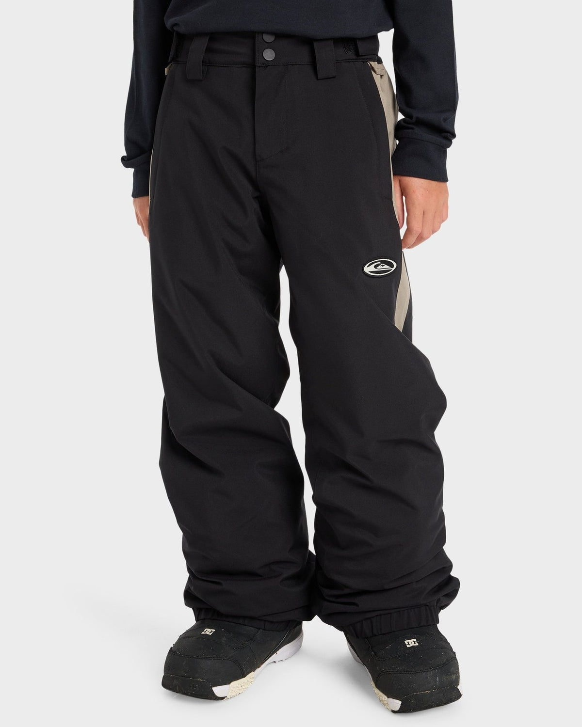Boys 8-16 Snow Down Snow Pants True Black - Image 6