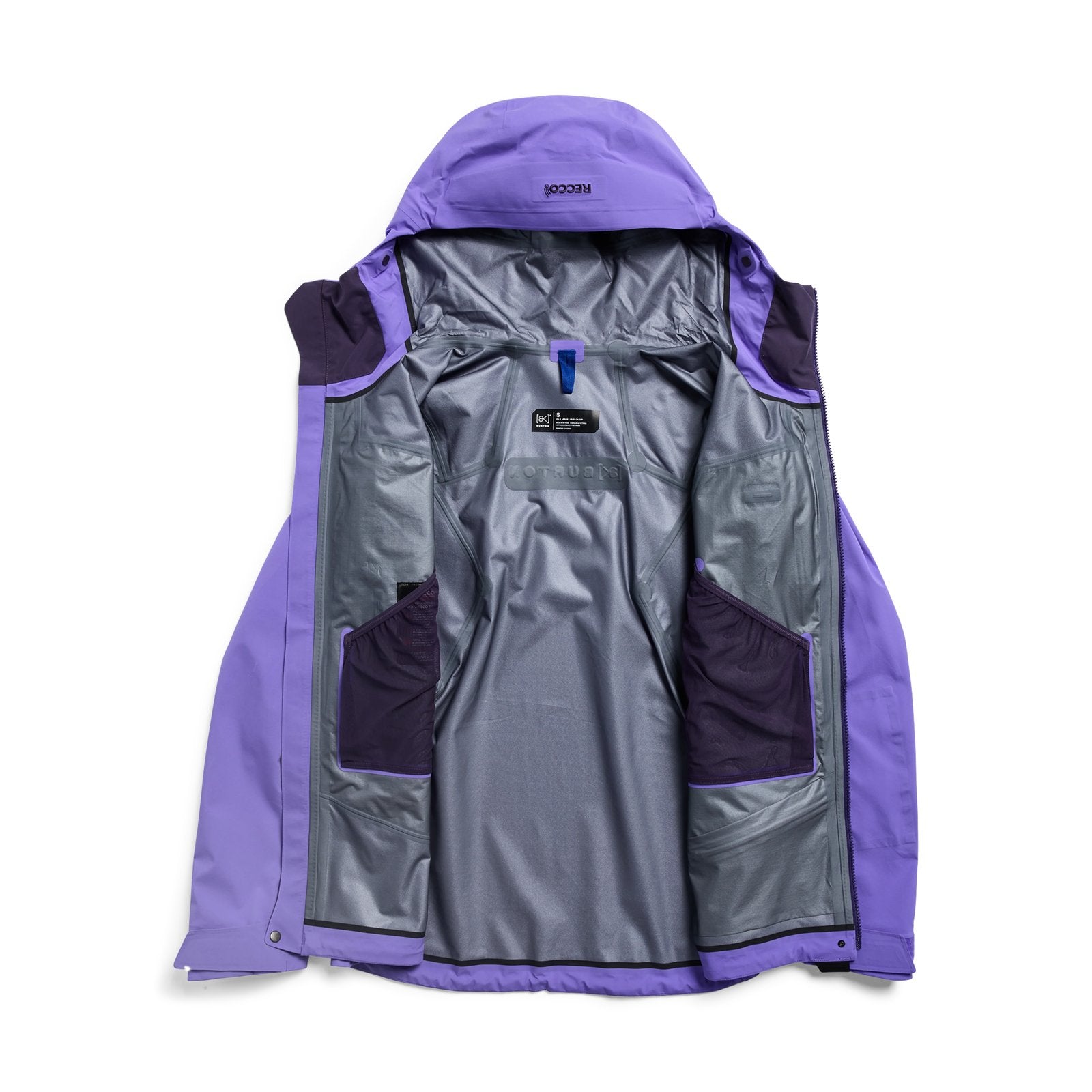 Womens [Ak] Tuvak Gore-Tex C-Knit 3L Jacket Purple Voltage - Image 6