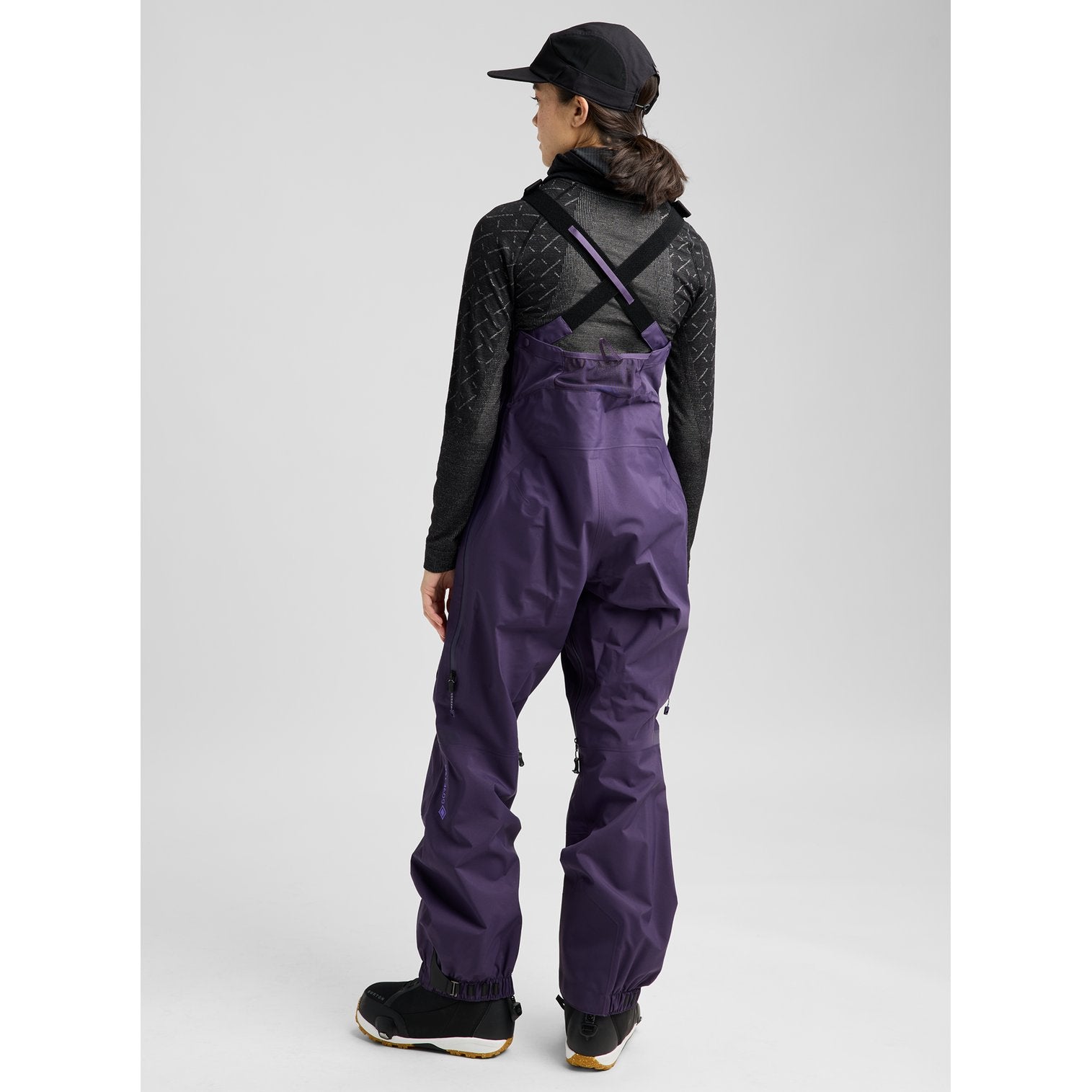 Womens [Ak] Acamar Gore-Tex Pro 3L Bib Pants Nightshade Purple - Image 6