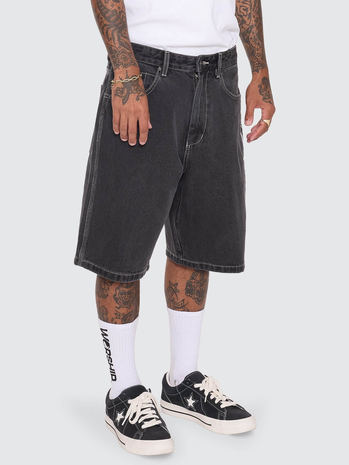 Pitted Big Dawg Jean Short Used Black - Image 6