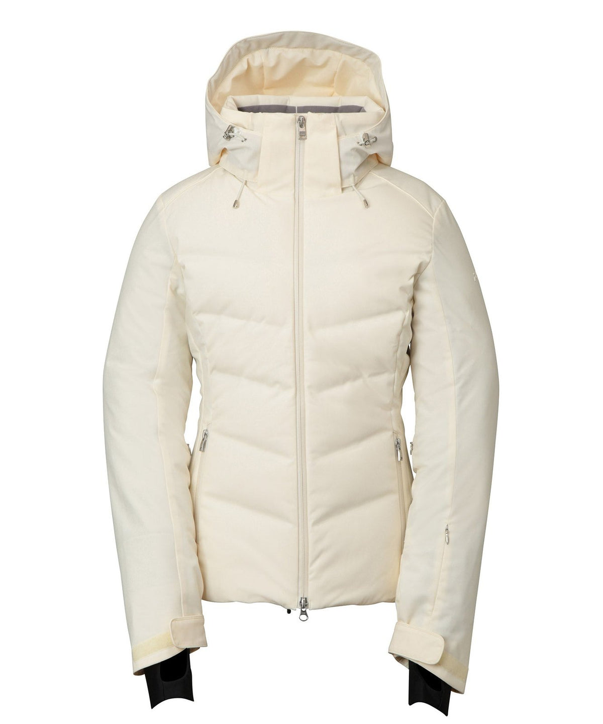 Womens Seamless Down Jacket Off White - Image 6