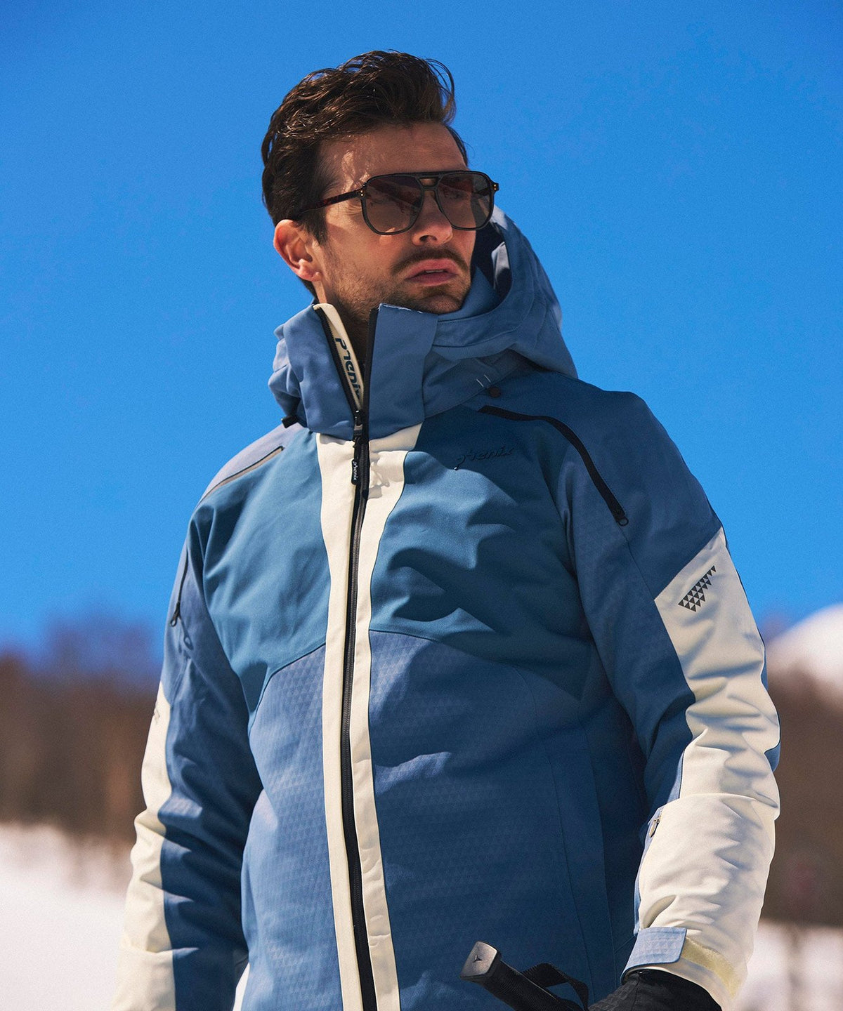 Mens Edge Drive Wv Jacket Gray Blue - Image 6