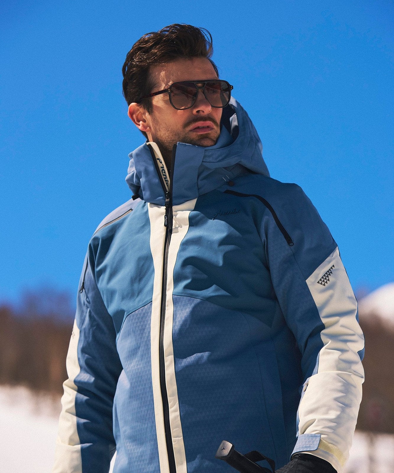 Mens Edge Drive Wv Jacket Gray Blue - Image 6