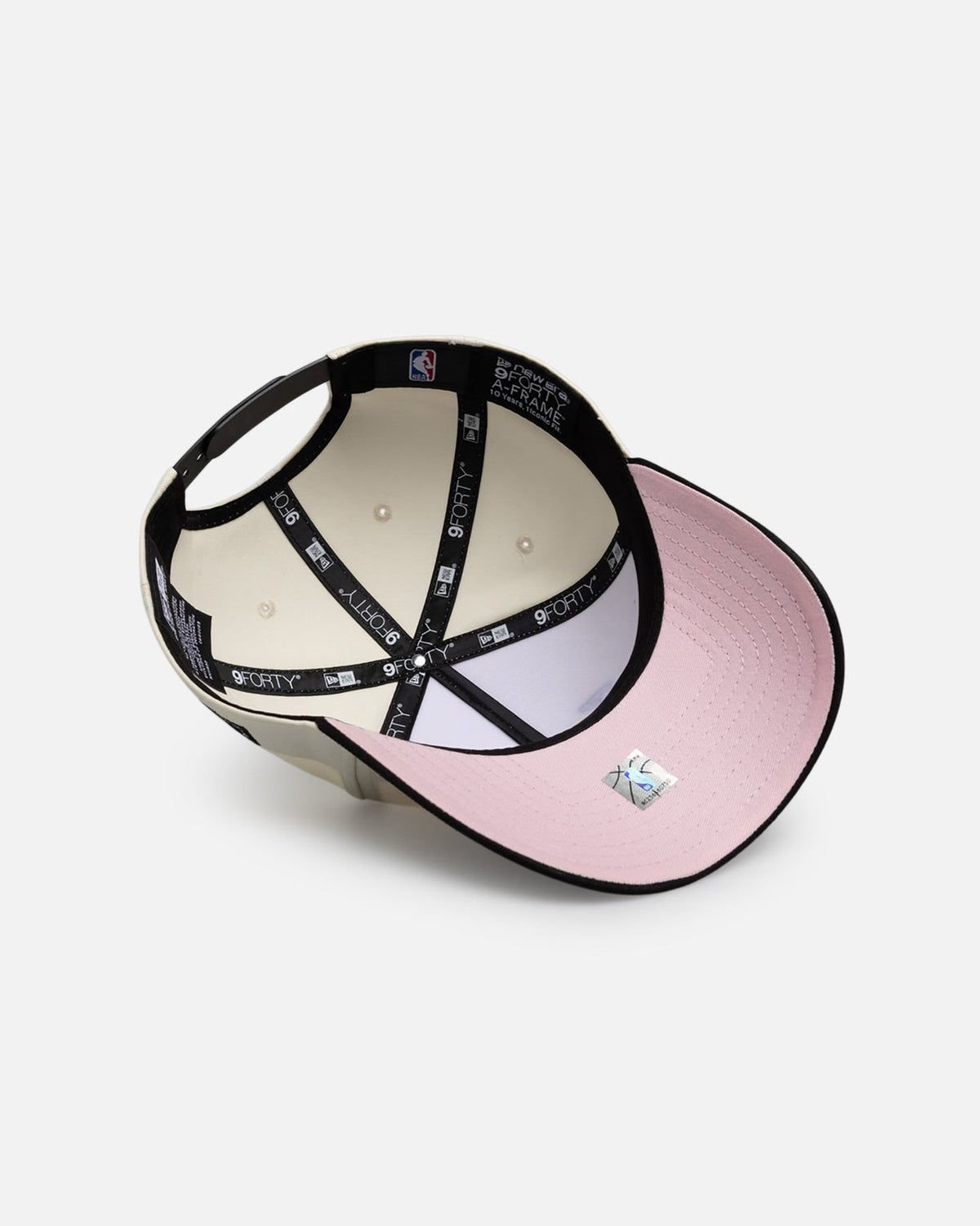 Chicago Bulls 9FORTY A-Frame Snapback - Chrome Black Pink - Image 6