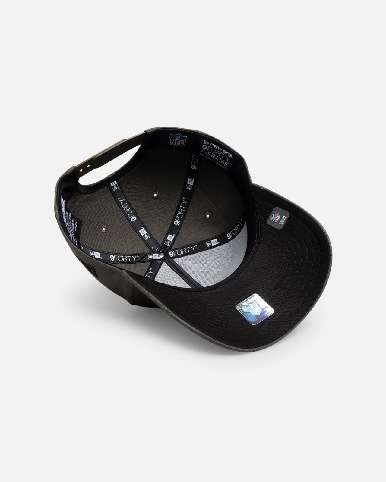 Las Vegas Raiders 9FORTY A-Frame Snapback - Moss Canvas - Image 6