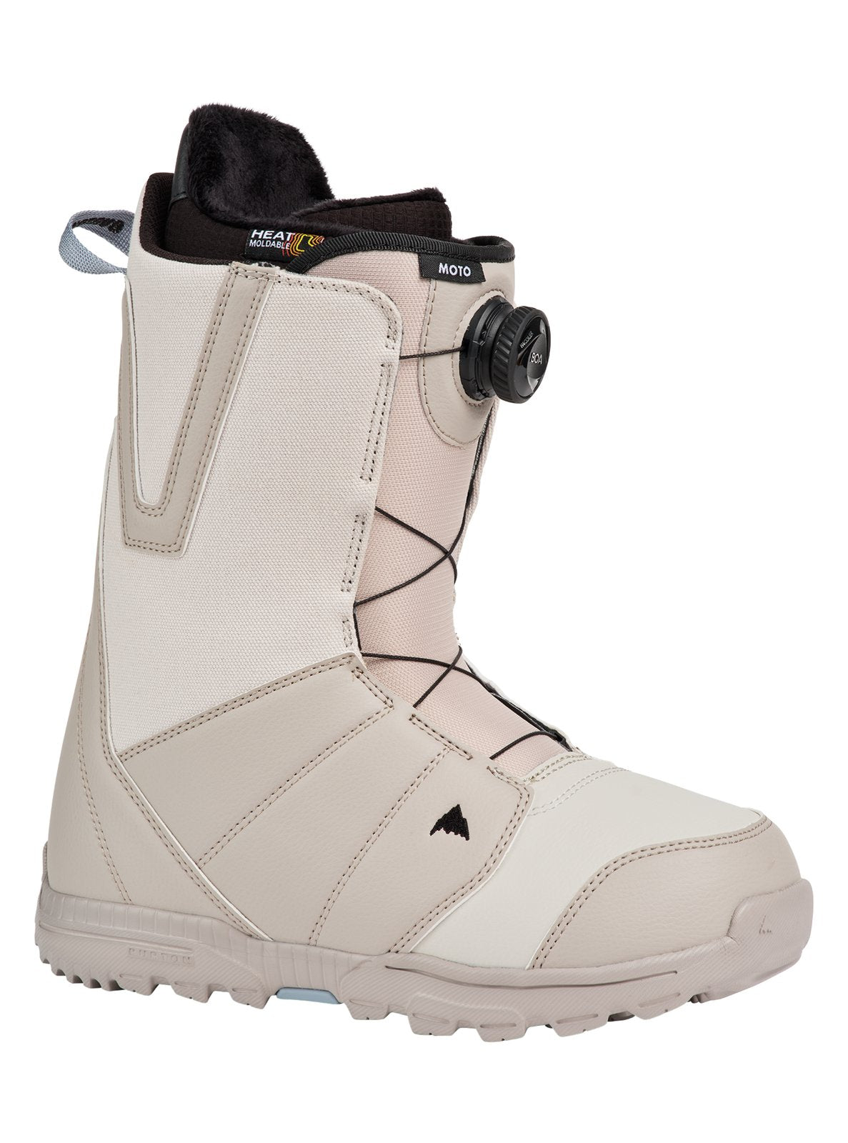Mens Moto BOA Snowboard Boots Chinchilla Gray - Image 6