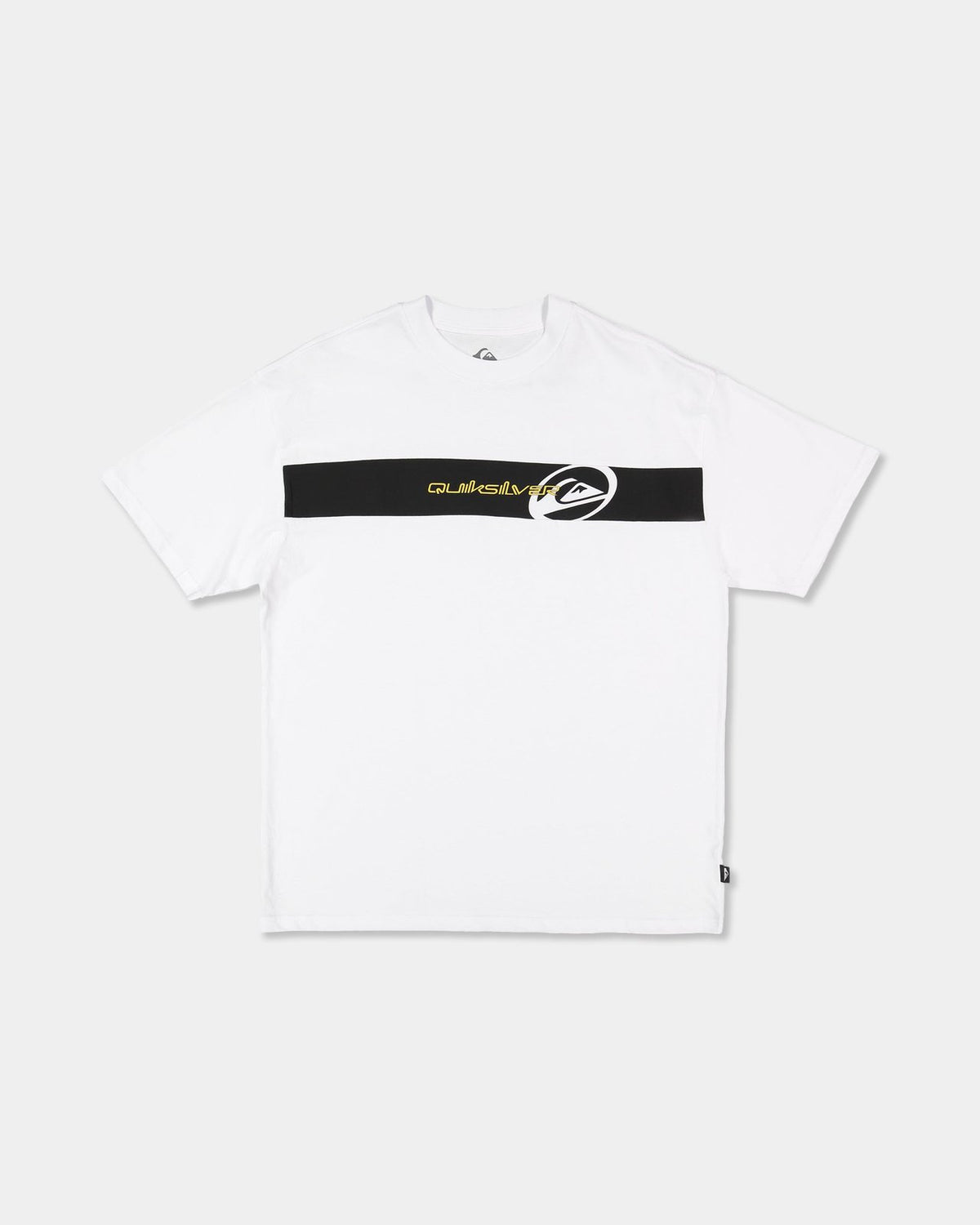 Mens Tilt Panel T-Shirt White - Image 6