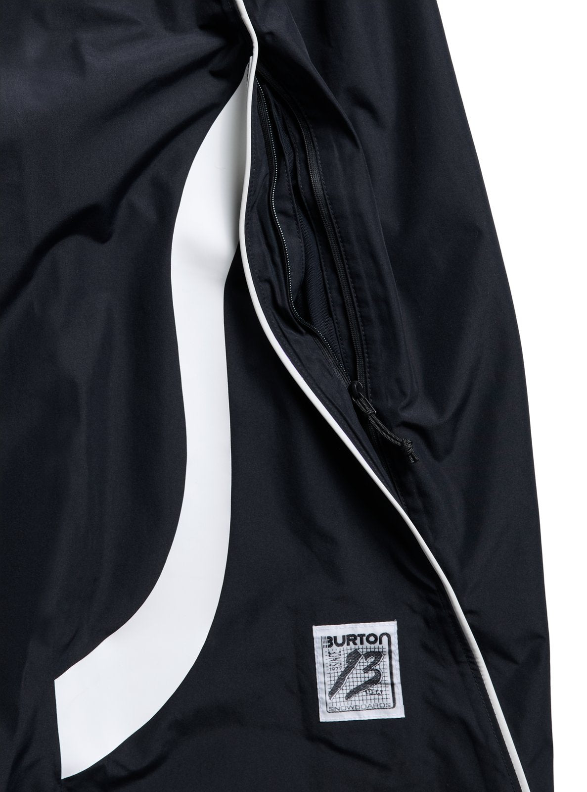 Mens 2L Baggy Simple Pants True Black - Image 6