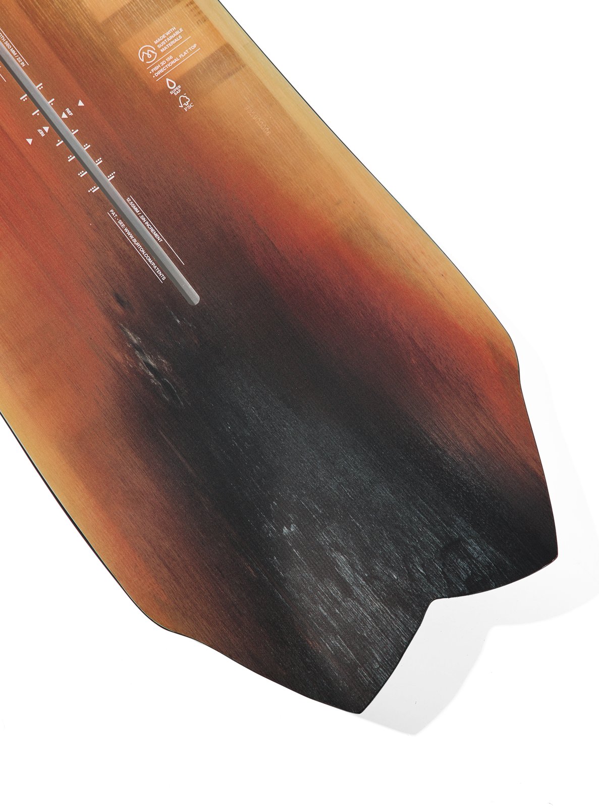 3D Fish Directional Flat Top Snowboard Graphic - Image 6