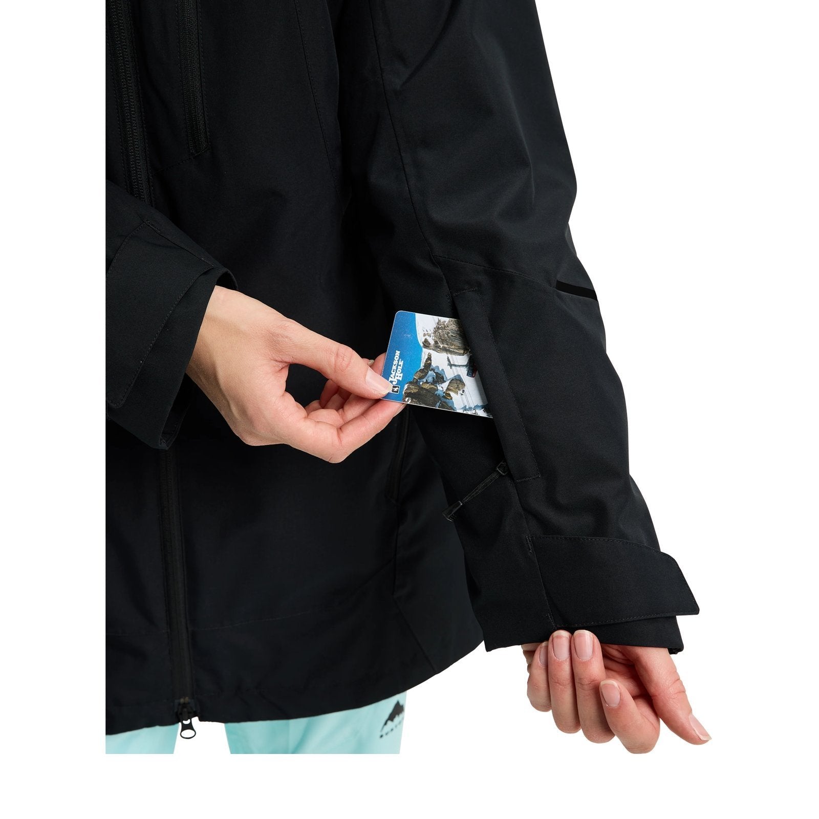 Womens Reserve 2L Jacket True Black - Image 6