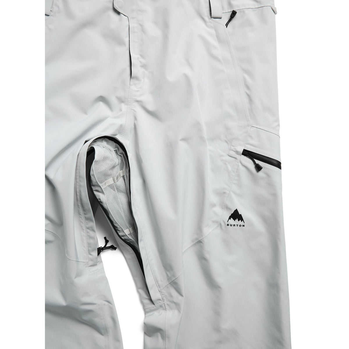 Mens Reserve Gore-Tex 2L Bib Pants Gray Cloud - Image 6