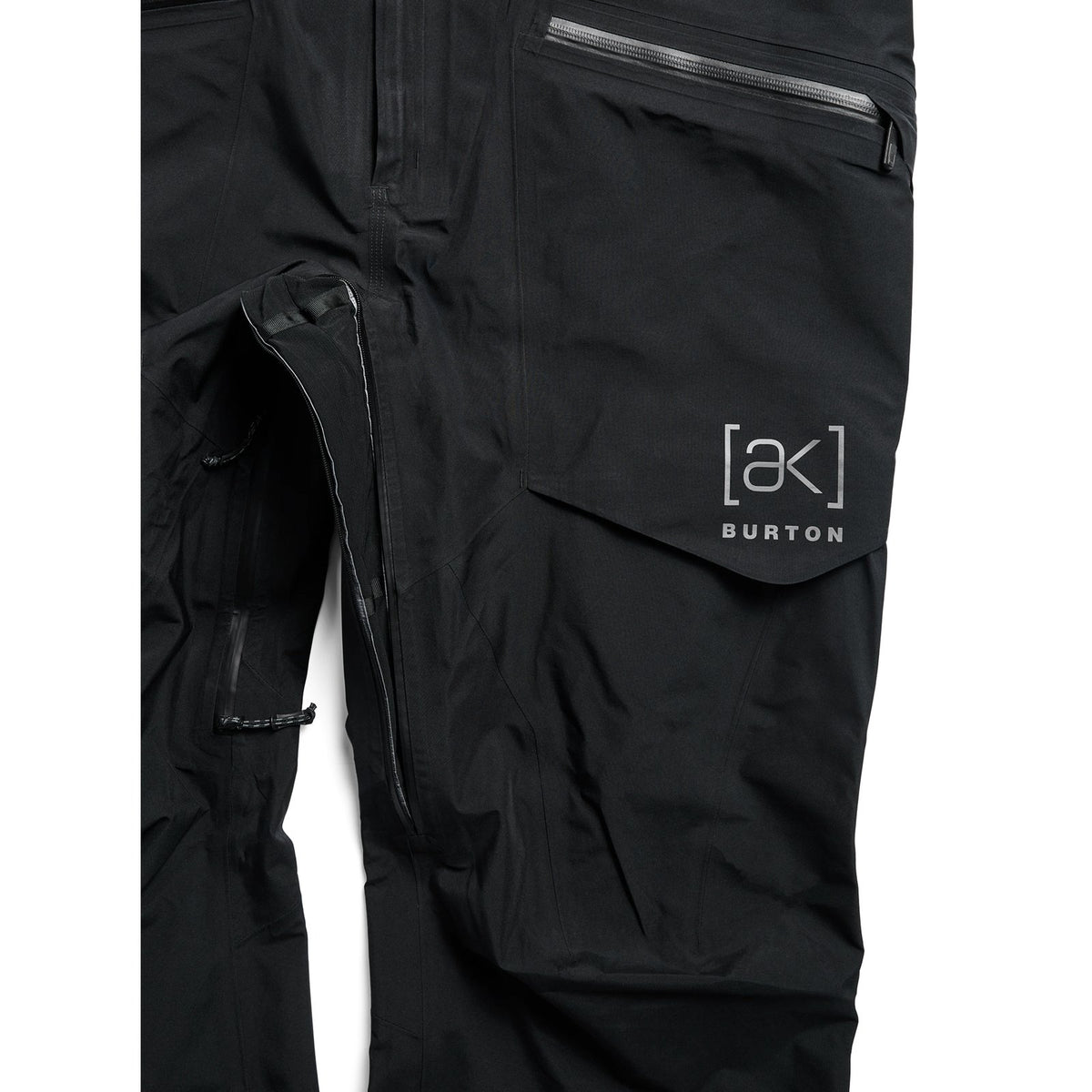 Mens [Ak] Freebird Gore‑Tex 3L Stretch Bib Pants True Black - Image 6
