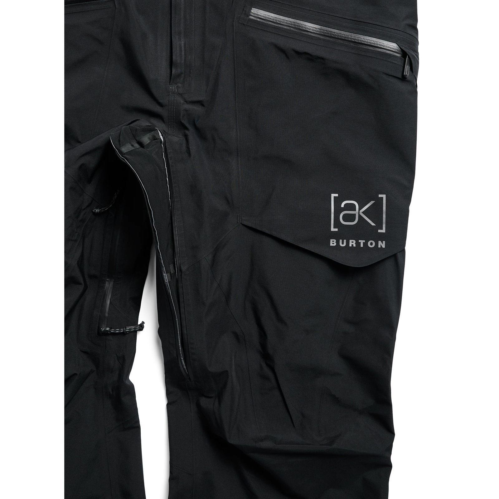 Mens [Ak] Freebird Gore‑Tex 3L Stretch Bib Pants True Black - Image 6