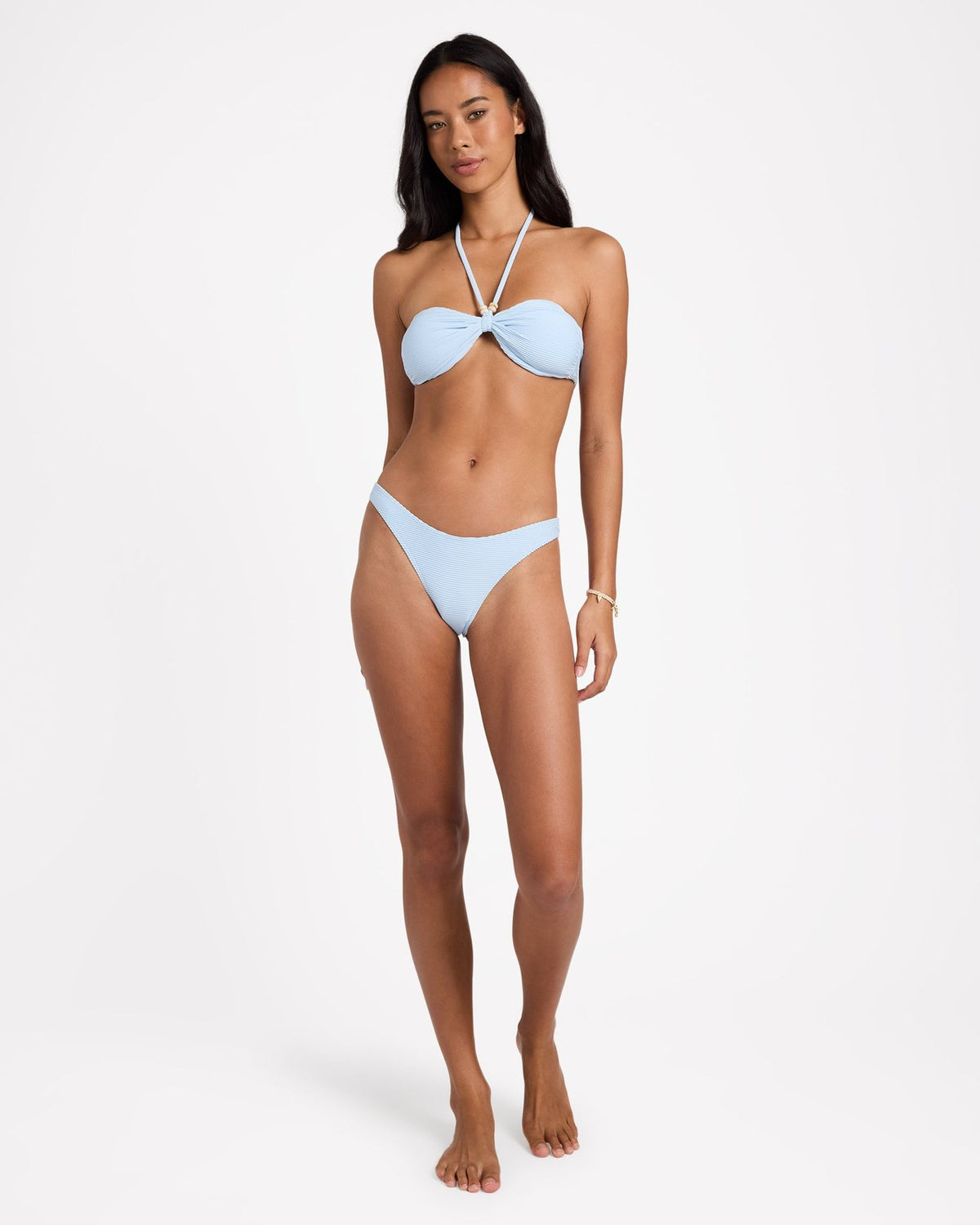 Womens Tanlines Hike Pant Bikini Bottom Cool Blue - Image 6