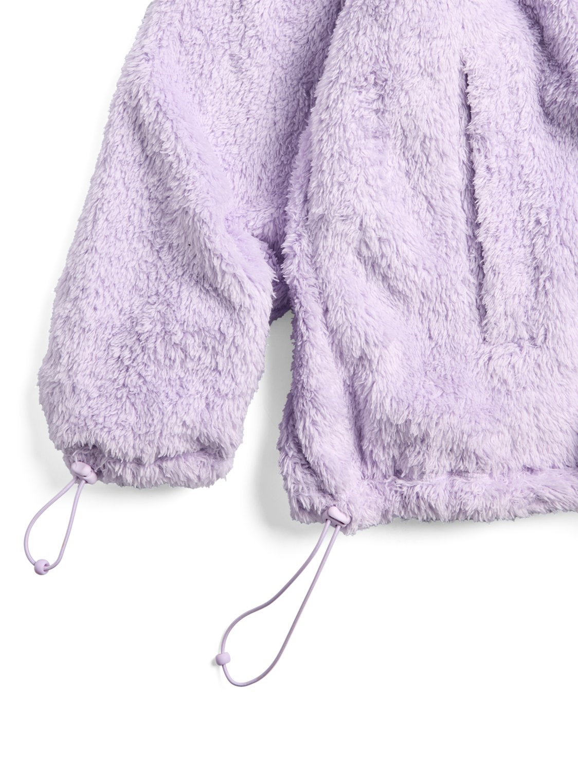 Womens Lemma Fleece Pullover Hoodie Moondust Purple - Image 6