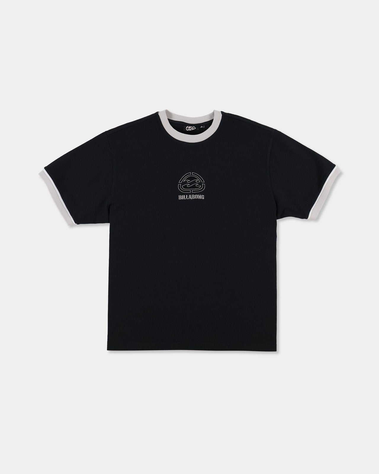 Mens Spec 73 Bio Ringer T-Shirt Black - Image 6