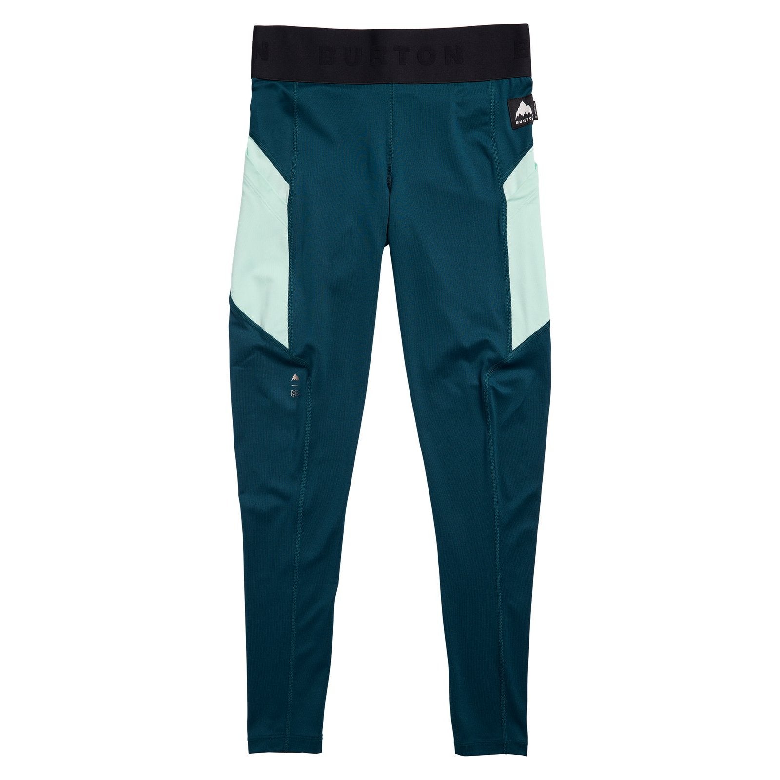 Womens Synthetic Midweight Base Layer Pants Atlantic Teal/Spring Frost - Image 6