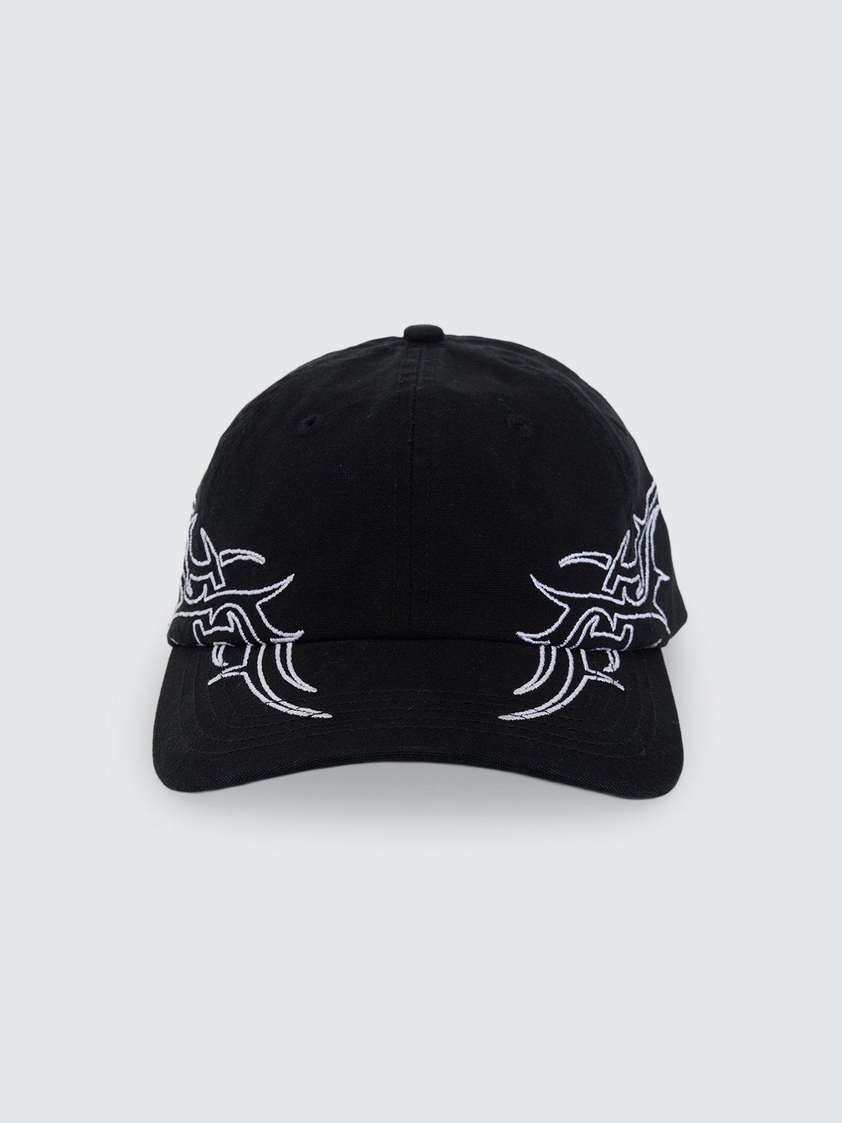 Pitted 6 Panel Hat Black - Image 6