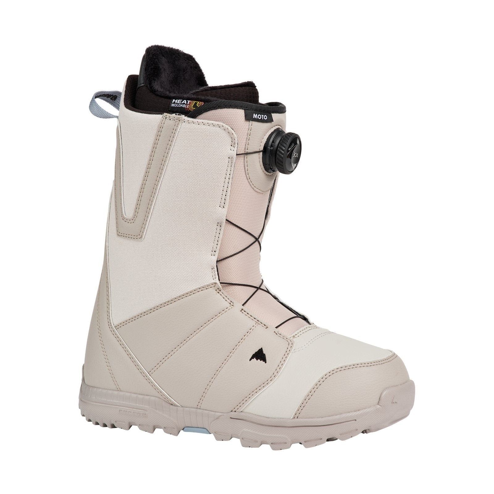 Mens Moto BOA Snowboard Boots Chinchilla Gray - Image 6