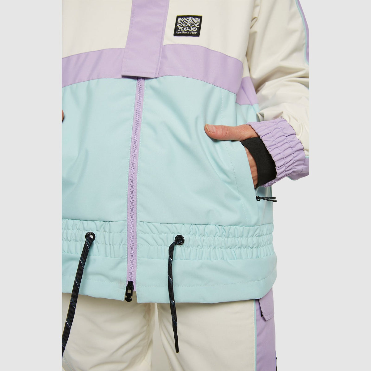 Womens Retro Jo Snow Jacket Snow White - Image 6