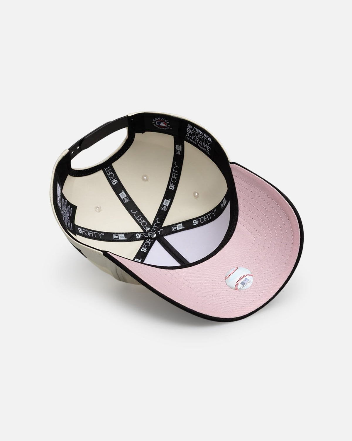 Los Angeles Dodgers 9FORTY A-Frame Snapback - Chrome Black Pink - Image 6