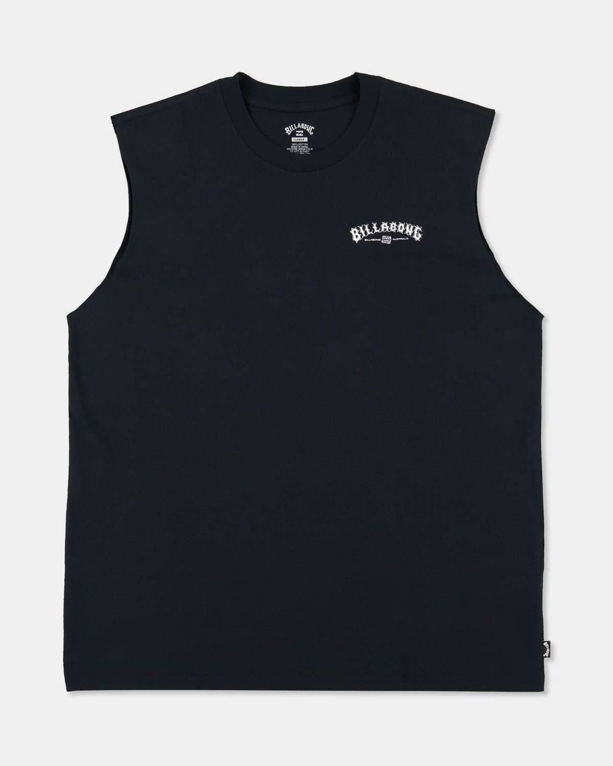 Mens Chrome Arch Muscle Top Black - Image 6