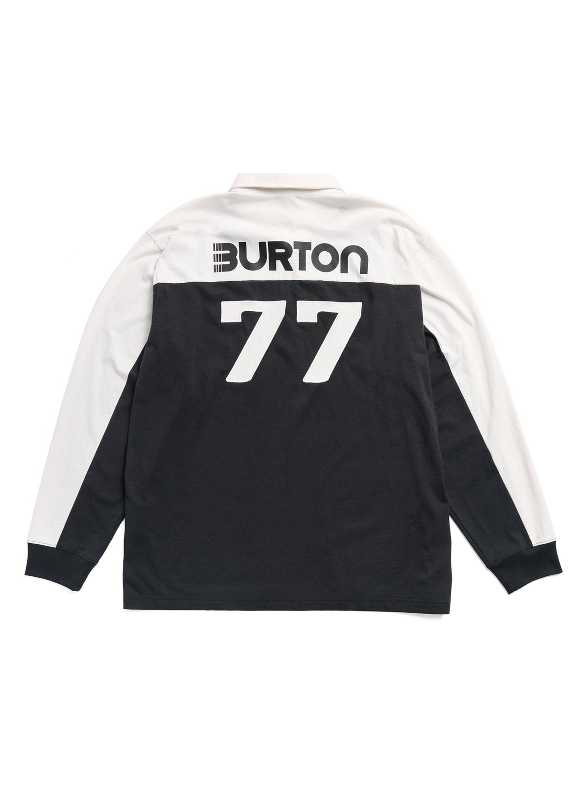Mens Rugby Shirt True Black / Stout White - Image 6