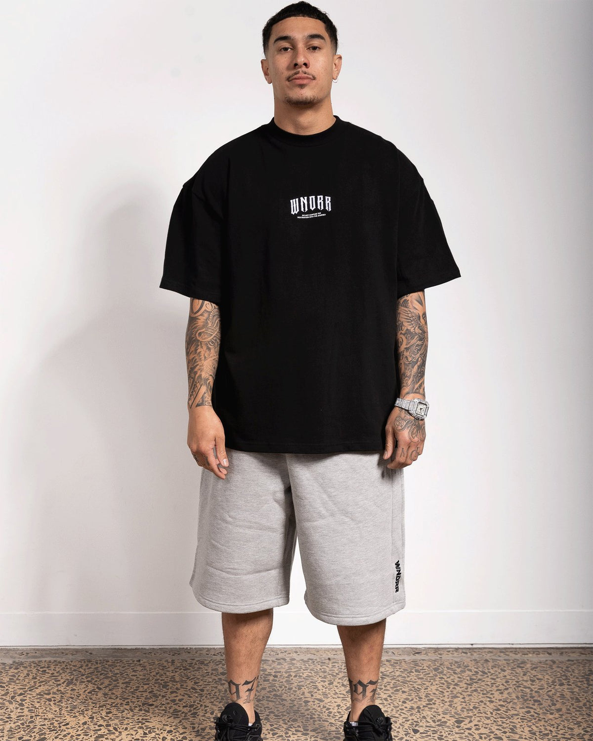Raider Heavy Weight Tee Black - Image 6