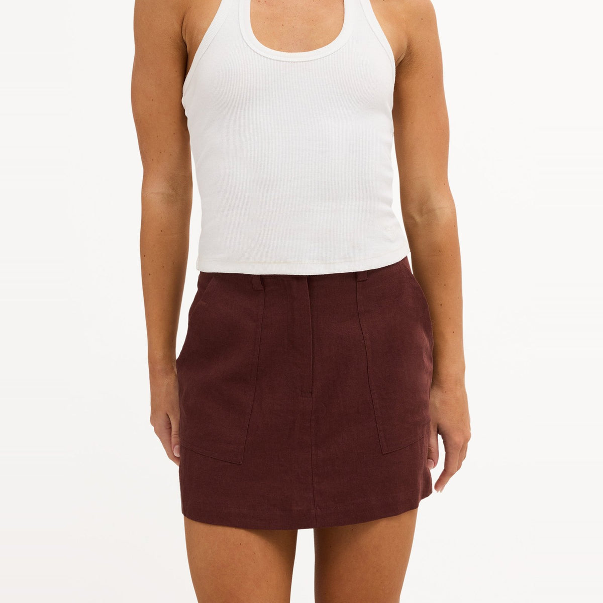 Womens Close To You Skort Java - Image 7