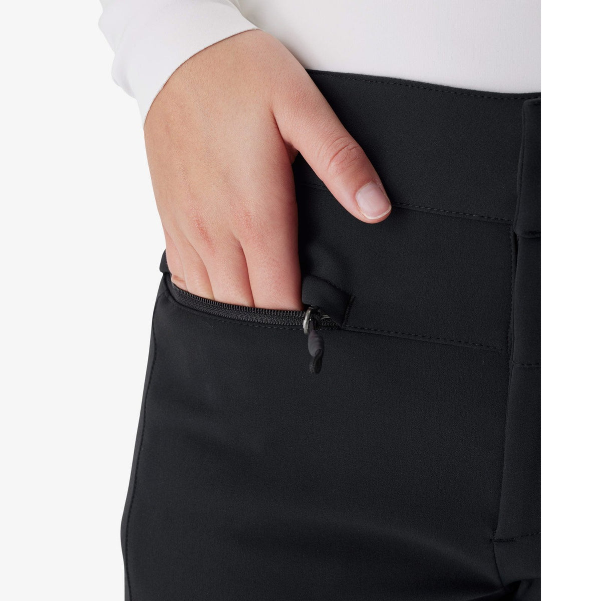 Womens Orb Softshell Pants Black - Image 7