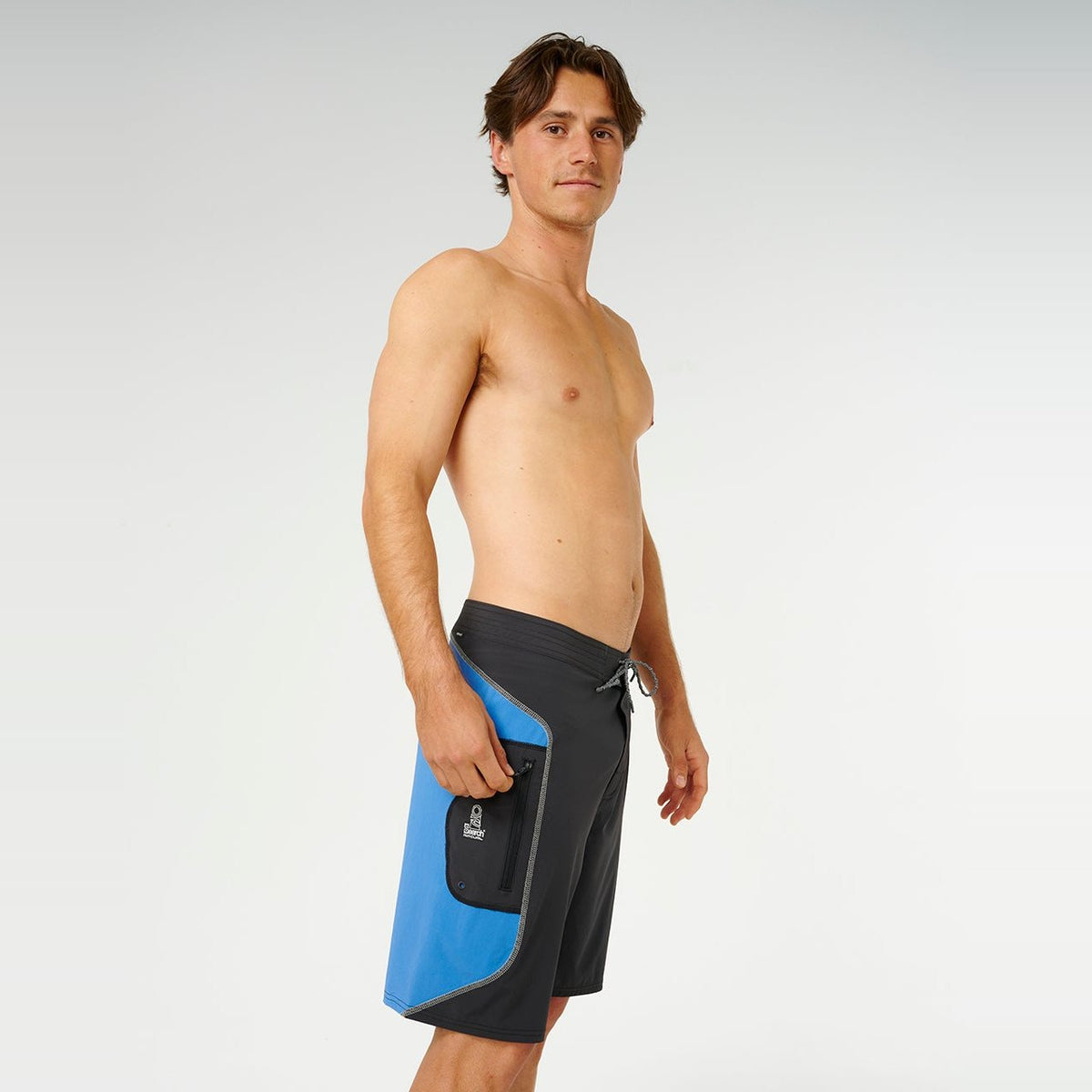 Mirage 20" Pine Night Board Shorts Black / Blue - Image 7