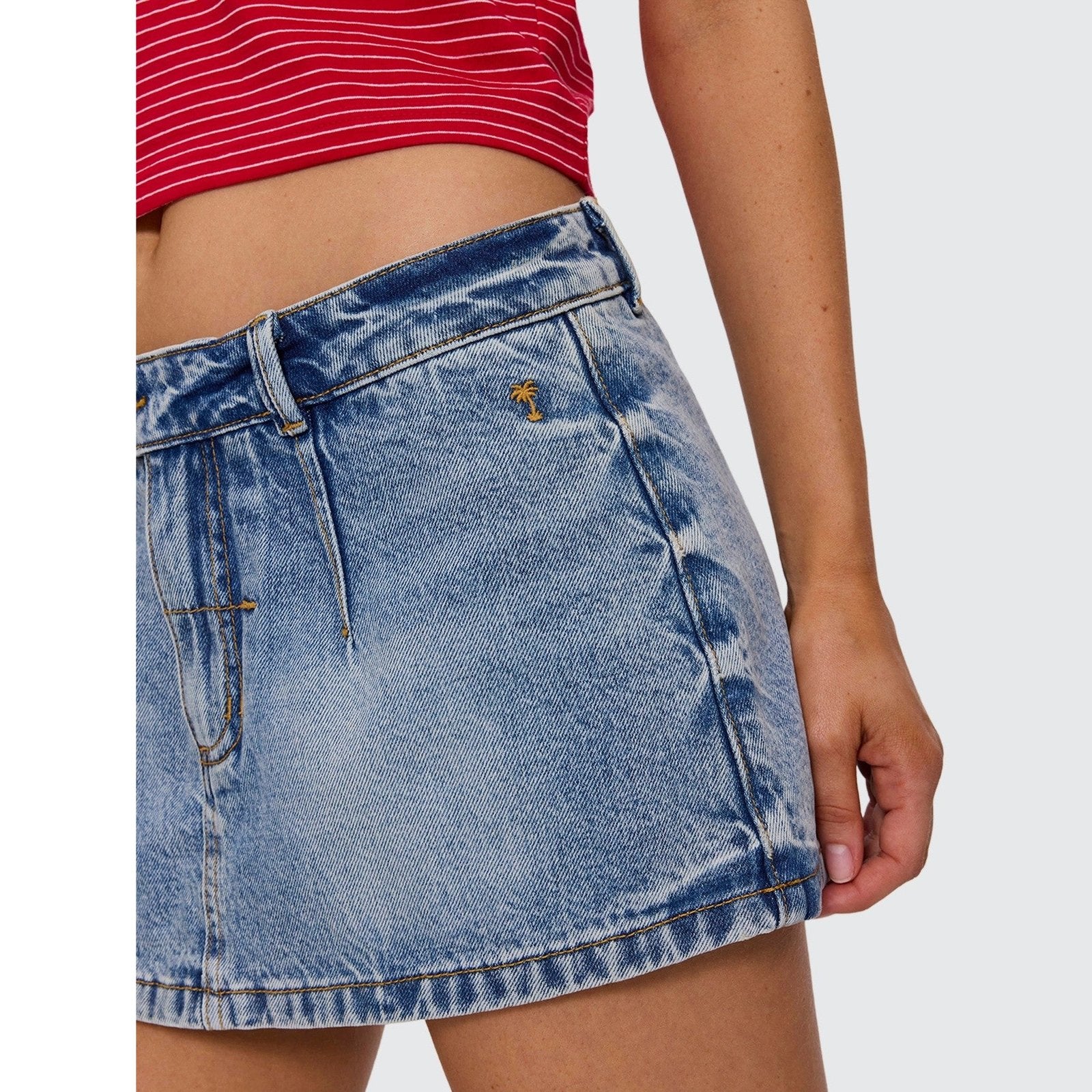 Brady Low Rise Skort Clam Bake Blue - Image 7