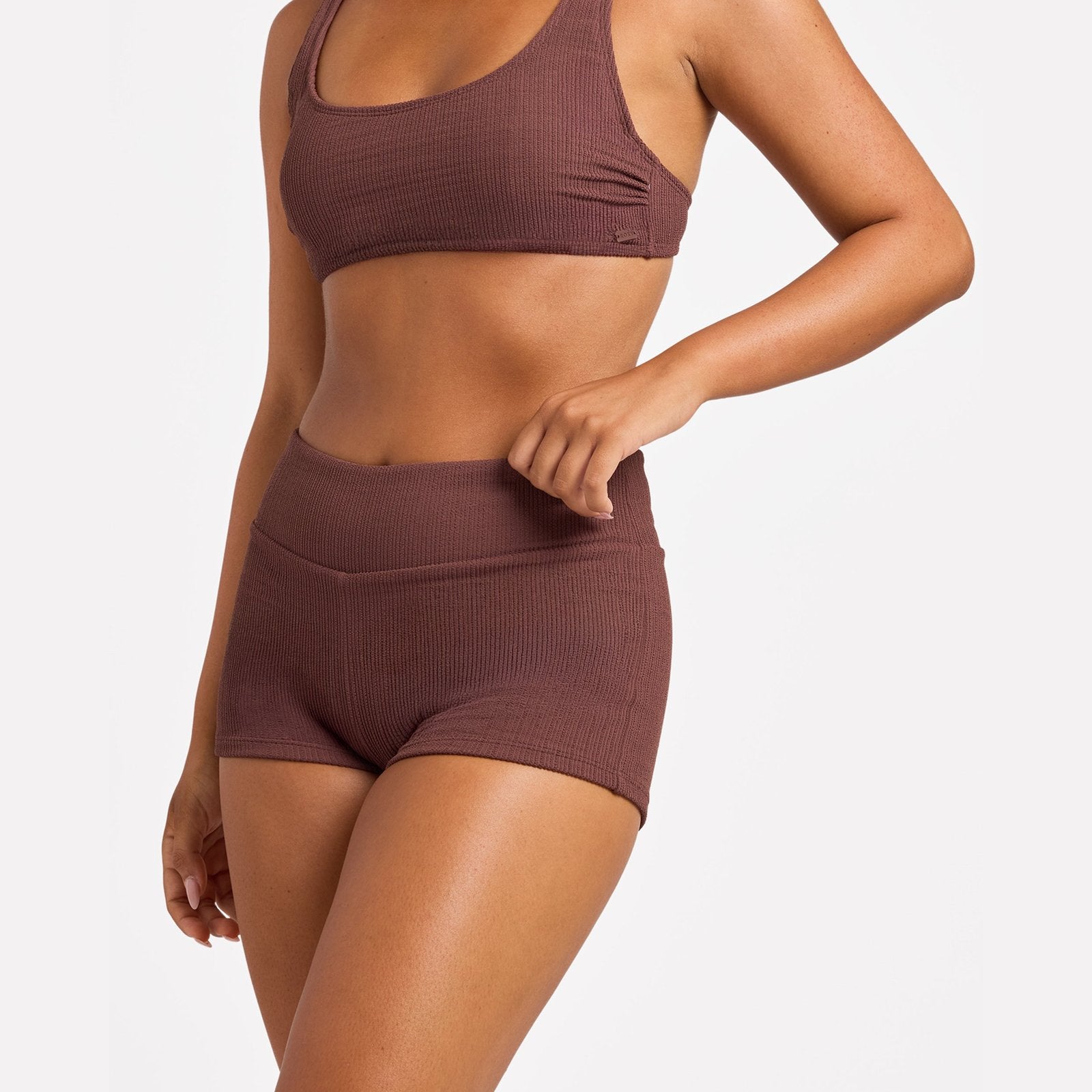 Womens Love Boyleg Bikini Bottom Java - Image 7